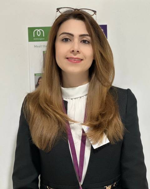 A portrait style photograph of Behnaz Sohani